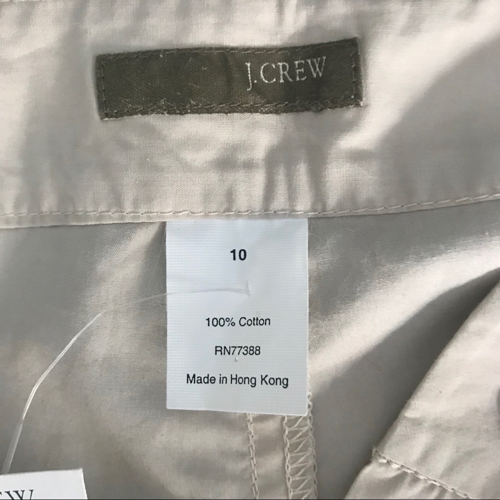 J Crew Shorts Khaki NWT size 10 - Picture 5 of 5